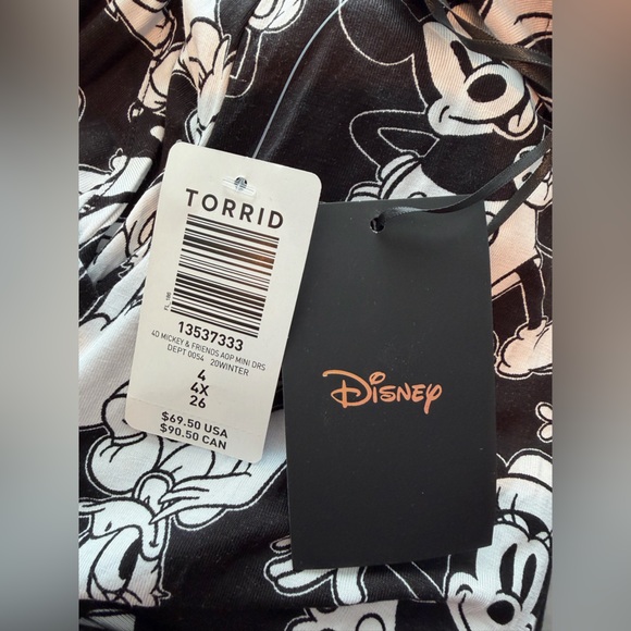 NWT Disney by Torrid Mickey and Friends Midi Dress - Torrid Size 4 (26, 4X) - Picture 14 of 15